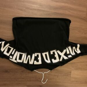 Black Graphic Short Sleeve Tee